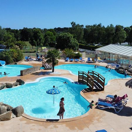Camping De La Plage De Cleut-Rouz Fouesnant Exterior foto