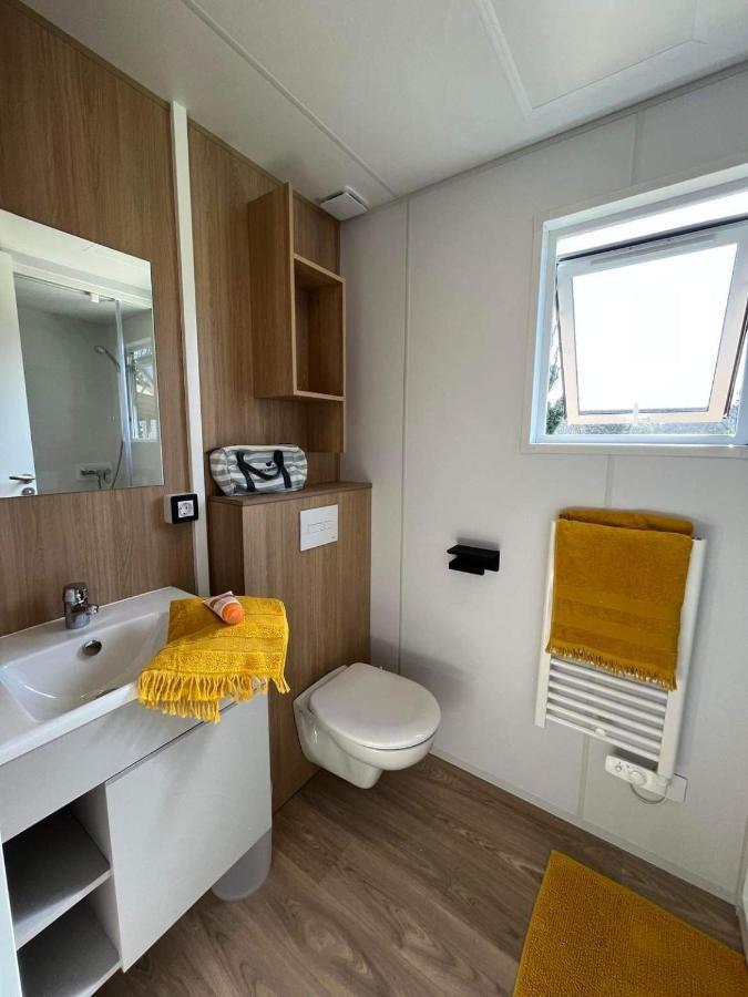 Camping De La Plage De Cleut-Rouz Fouesnant Exterior foto
