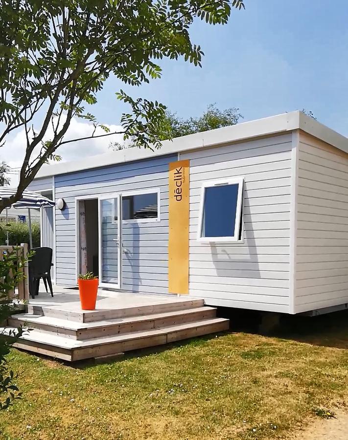 Camping De La Plage De Cleut-Rouz Fouesnant Exterior foto